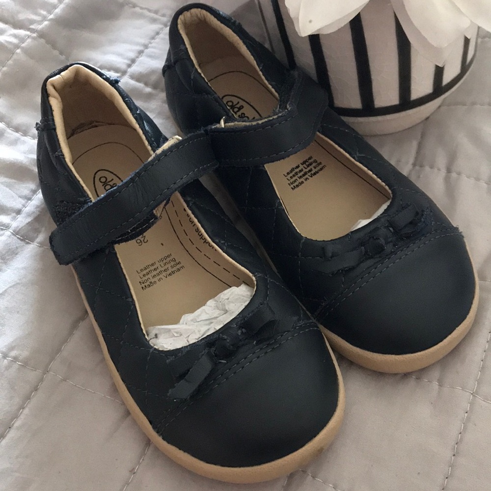 Closet Clean out! Old Soles Navy Blue Girl Shoes 9